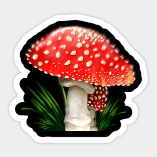 Toadstool mushroom Sticker